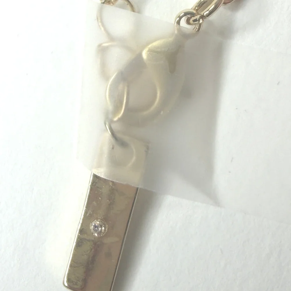 Express Bead‎ Pendant Necklace Womens OS Gold Crystal Mixed Charm Dainty